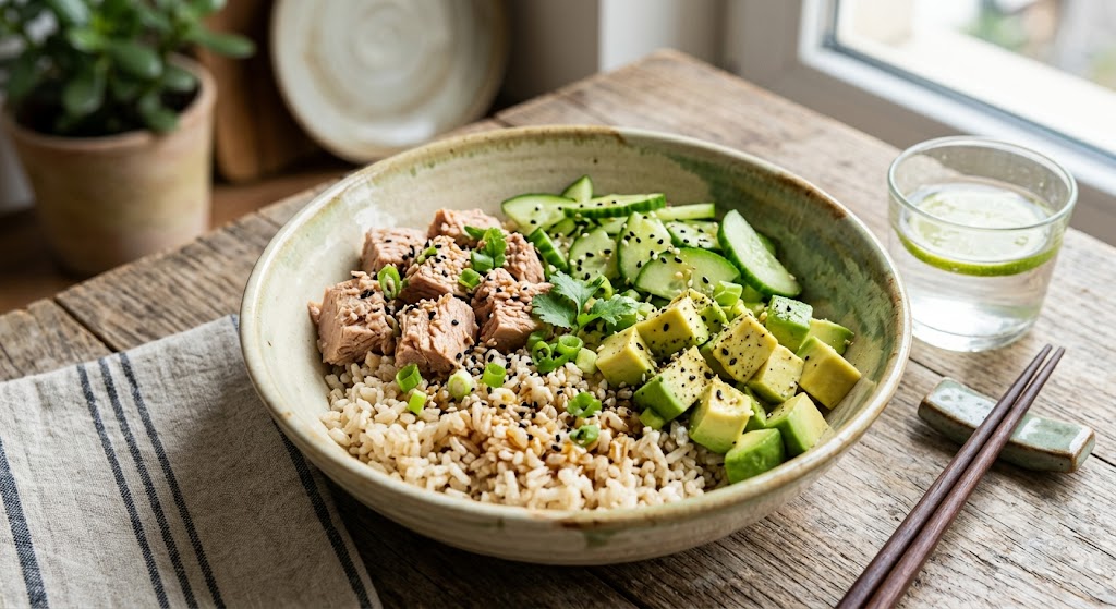 Bowl de Atum com Abacate